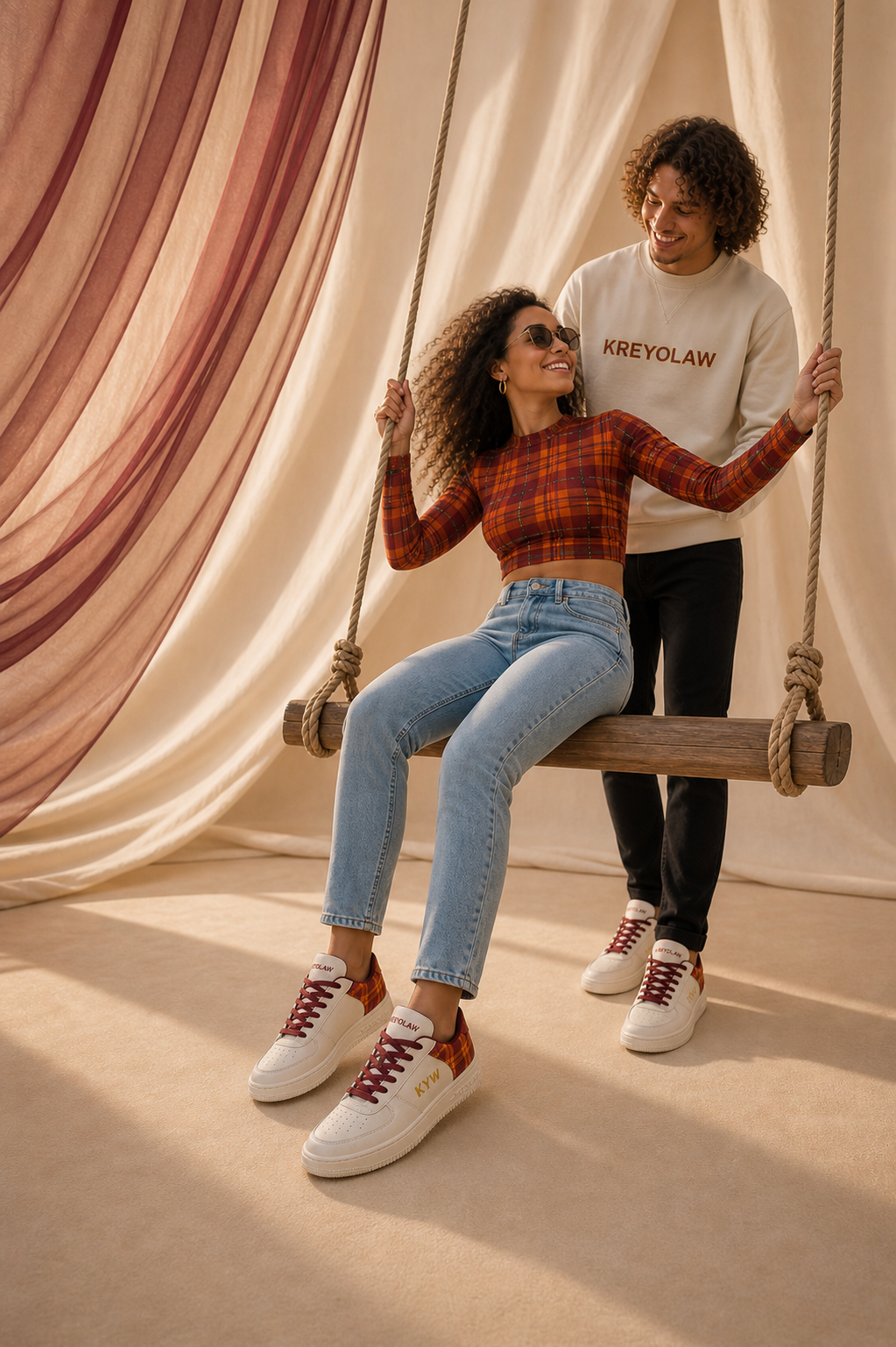 SEPIA DIVIN – Sneaker Premium KREYOLAW