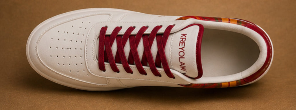 KREYOLAW LEGACY — Sneaker premium madras rouge
