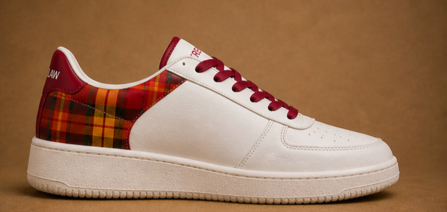 KREYOLAW LEGACY — Sneaker premium madras rouge